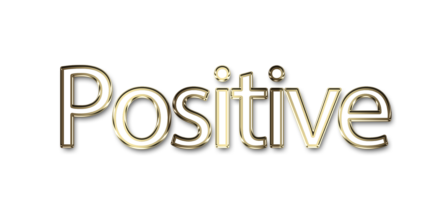 Positive png, word Positive png, Positive word png, Positive text png, Positive letters png, Positive word art typography PNG images, transparent png